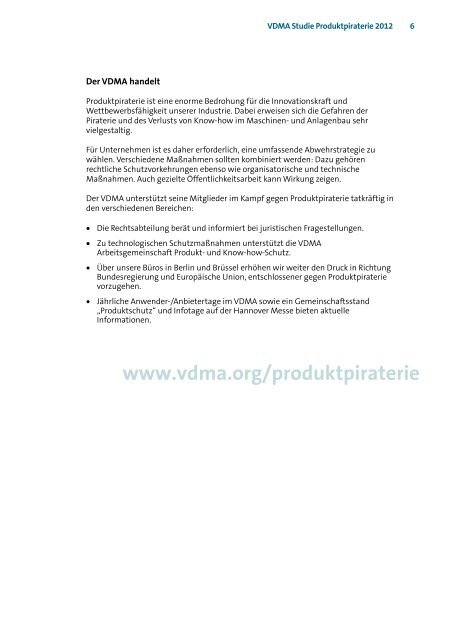 VDMA Studie Produktpiraterie 2012 - Original ist genial