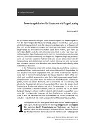 Bewertungskriterien für Klausuren mit Fragenkatalog - philoSOvieth.de