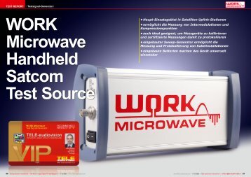 WORK Microwave Handheld Satcom Test Source