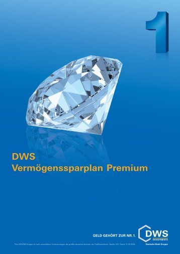 DWS Vermögenssparplan Premium - Deutsche Direktanlage AG