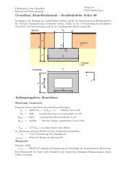 Grundbau, Einzelfundament - Straßenbrücke Achse 80 ...