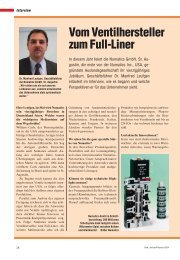 Vom Ventilhersteller zum Full-Liner - Plastverarbeiter