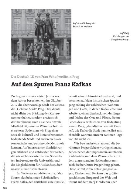 Jahrbuch 2013 - Förderverein des Canisianum - Gymnasium ...