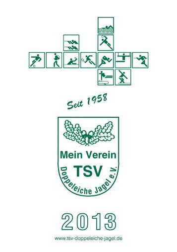 Vereinsheft 2013 - TSV Doppeleiche Jagel eV