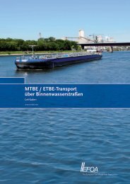 MTBE / ETBE-Transport über Binnenwasserstraßen