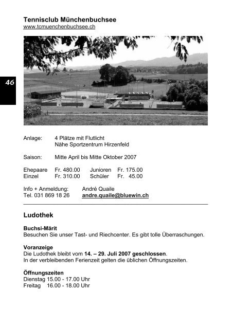 Buchsi-Info - Gemeinde Münchenbuchsee