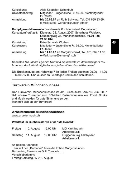 Buchsi-Info - Gemeinde Münchenbuchsee