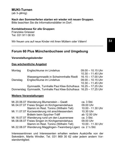 Buchsi-Info - Gemeinde Münchenbuchsee