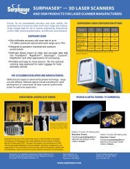 Download Brochure & Spec Sheet - Surphaser