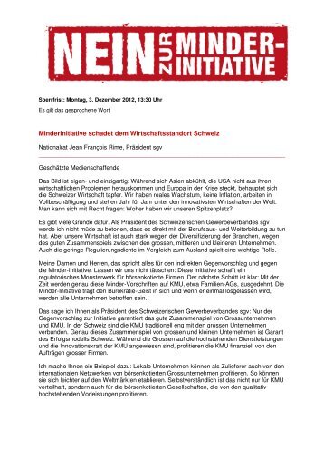 Referat Rime - Bürgerlich - Demokratische Partei (Schweiz)