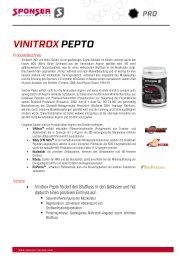 Produktinformationen Vinitrox Pepto - Sponser