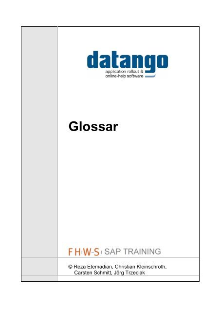 Glossar 0 02 Mb Sap Training