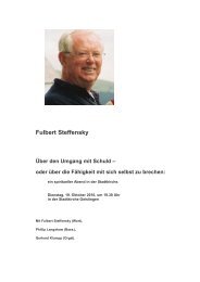 Fulbert Steffensky - Evangelischer Kirchenbezirk Geislingen