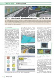 VESTRA Civil 3D: Visualisierungen mit RDV - AKG Software ...