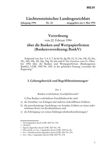 Liechtensteinisches Landesgesetzblatt