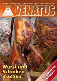 Ratgeber Wurst und Schinken machen - Venatus