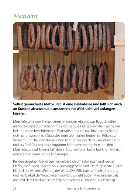 Ratgeber Wurst und Schinken machen - Venatus