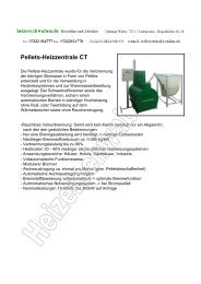 ECO-HORNET Pellet-Heizzentrale - Heizerschwaben