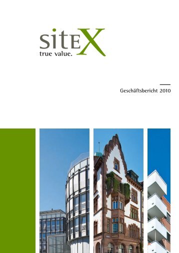 Geschäftsbericht (Deutsch, PDF herunterladen) - SitEX