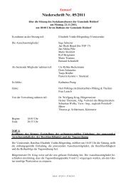 Protokoll vom 21.11.2011 - Gemeinde Holdorf