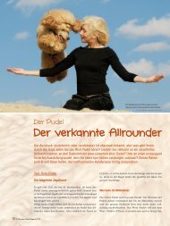 Der Pudel - Schweizer Hunde Magazin