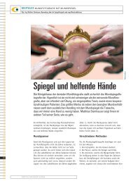 Spiegel und helfende Hände - E. HAHNENKRATT GmbH