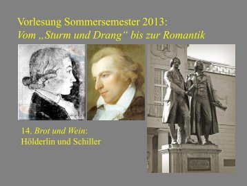 Vom “Sturm und Drang” zur Romantik 14 - Heinrich Detering