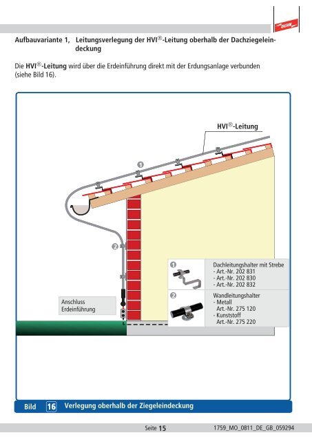 Installation Instructions - DEHN (UK)