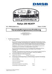 Rallye 200 NEAFP Veranstaltungsausschreibung - Grabfeldrallye