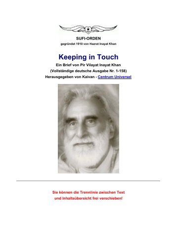 Keeping in Touch - Centrum Universel
