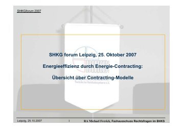 Energie-Contracting - Leipziger Messe