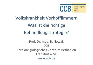 Prof. Dr. med. Bernd Nowak