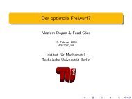 Der optimale Freiwurf?