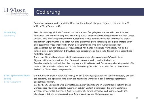 Codierung Glossar Codierung - IT Wissen.info