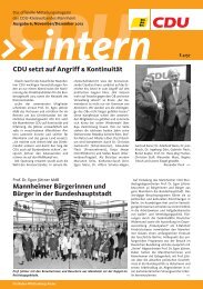 Ausgabe November/Dezember 2012 (1,1 MB) - CDU Kreisverbands ...