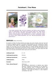 Factsheet | Tina Maze - Milka