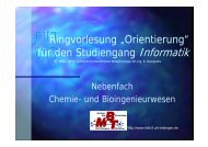 Folien der Orientierungsvorlesung - Informatik - Friedrich-Alexander ...