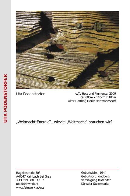 Aprilfestival 2010 Booklet - Gailtalnetz