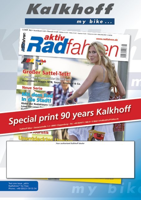 90 Years of Kalkhoff history - Kalkhoff USA