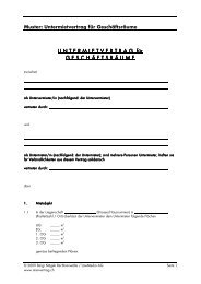 Untermietvertrag Muster Noknok