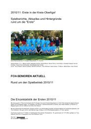 2010/11: Erste in der Kreis-Oberliga! - beim FC Hessen Massenheim