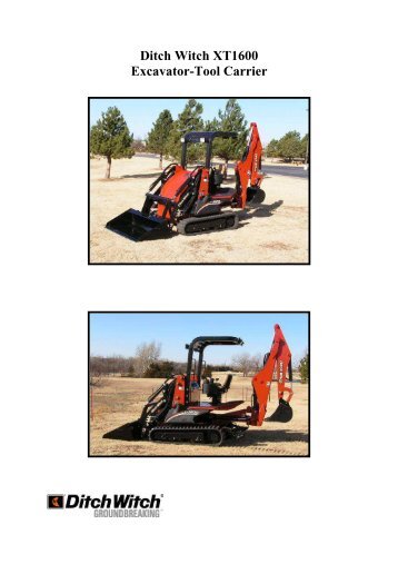 Ditch Witch XT1600