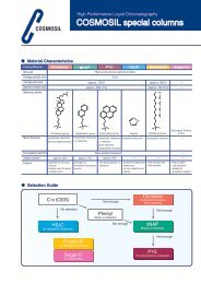 COSMOSIL special columns - BGB Analytik AG