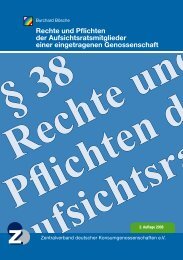 Rechte und Pflichten der Aufsichtsratsmitglieder einer eingetragenen