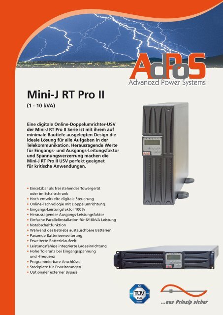 Mini-J RT Pro II - AdPoS USV