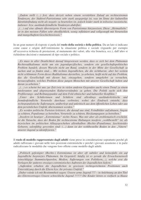 indagine qualitativa - Provincia Autonoma di Bolzano