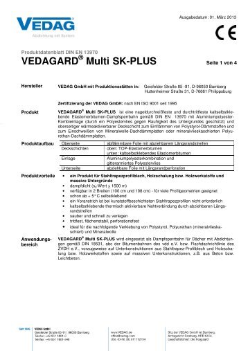 VEDAGARD Multi SK-PLUS