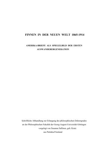 Öffnen - eDiss - Georg-August-Universität Göttingen