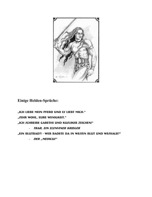 Einige Helden Sprüche