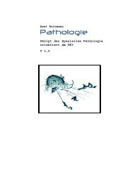 Skript der Speziellen Pathologie orientiert am GK3 V 1.0 - Sts-net.de